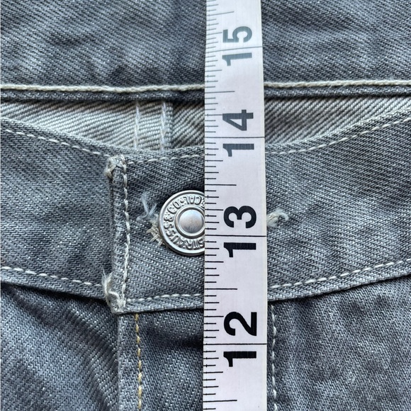 Levi's 501XX Gray Tailored Cutoffs in Size 44" Waist - Picture 12 of 15